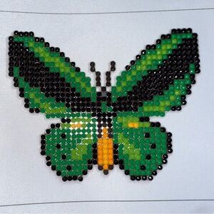 Beaded Butterfly Art